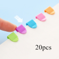 thumbnail image 2 of 20pcs Colorful Mini Plastic Clips Set - Versatile Notebook Label Organizers, Durable Bookmark Decorations, Perfect for Student-Friendly School & Office Organization, 2 of 5