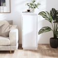 thumbnail image 1 of vidaXL Buffet Blanc 31.5x34x75 cm Pin Massif, 1 of 5