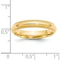 thumbnail image 5 of 14K Yellow Gold 4mm Milgrain Comfort Wedding Band (Size 11) Made In United States mc040-11, 5 of 6