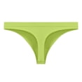 thumbnail image 4 of COMVALUE Sexy Lace Thongs Breathable Seamless Underwear for Women Comfortable V-waisted Soft Panty 1 Pack (Light Green, S), 4 of 4