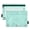 Teal White Stripe, variant on Dailycode 2 Pack Pencil Pouch for 3 Ring Binder Smooth Zipper Folders with Pockets Clear Window Pencil Case, Teal White Stripe