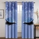 thumbnail image 3 of Juego de 2 cortinas con estampado de pestañas con aismiento térmico para dormitorio de Premium Macarena cortinas de cortina, 3 of 8