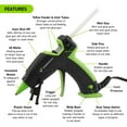 thumbnail image 3 of Surebonder Mini Hot Glue Gun With Dual Temperature & Auto Shut Off, 20 Watts for Fast Heating & Consistent Glue Flow, Adjust Temp for Multiple Projects (Ultra Series DT-320F), 3 of 6
