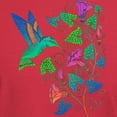 thumbnail image 3 of CafePress - Rainbow Hummingbird On Trumpet Vine Dark T Shirt - Men's Classic Graphic Cotton T-Shirt, 3 of 4