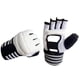 thumbnail image 2 of Vendas de boxeo para manos, guantes interiores de medio dedo, ligeras, elásticas, suaves y rápidas. Blanco l, 2 of 9