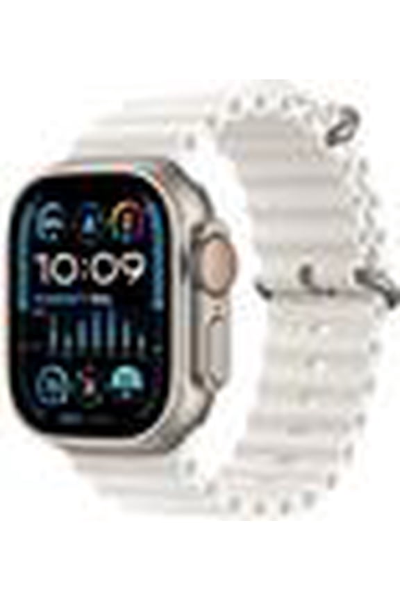 Restored Apple Watch Ultra 2 49mm Titanium Case White Ocean Band OS Cellular Unlocked (Refurbished)
