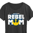 thumbnail image 3 of Star Wars - Rebel Mom - Women's Short Sleeve Classic Fit Tee, 3 of 5