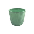 thumbnail image 2 of Kadlawus Flower Pot, Ripples Circular Plastic Container for Home Gardening, Balcony, Stonecrops, And Indoor Greenery, Modern Design Pot with Drainage, 2 of 6