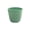 Green, variant on Rippled Round Flower Pot Plastic Planter, 6.9x6.3x4.1 Inch Container with Drainage, Modern Indoor Outdoor Plant Pot for Home Garden (Light Green)