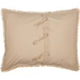 thumbnail image 2 of VHC Brand Burlap Vintage Star 21" X 27" Standard Sham 42444, 2 of 4