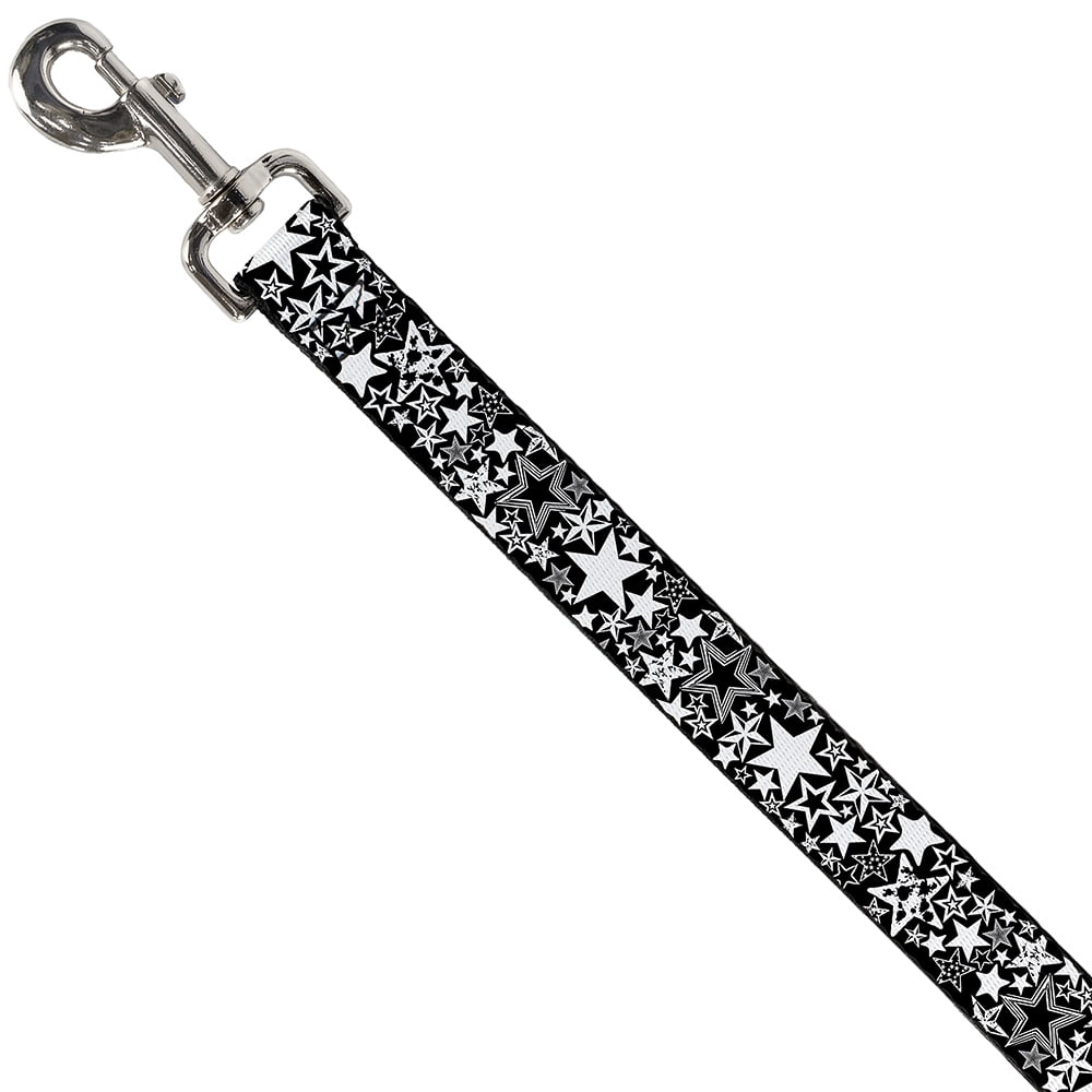 Buckle-Down Pet Leash, Dog Leash, Stargazer Black White, 6 Feet Long 1.0 Inch Wide