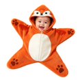 thumbnail image 3 of Shadoumai Baby Starfish Onesie Cute Thick Starfish Jumpsuit Baby Blanket Wearable Swaddle Funny Clothes Toddler Comfort Soft Winter Warm Outfit, 3 of 7