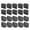Black, variant on 20Pcs Transparents Blank Keycap Set 1U 1X XDA Profile Crystal Translucents Keycaps for Mechanical Keyboards