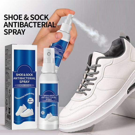 Shoe and Sock Deodorizer Spray 60ml, Foot Odor Eliminator for Shoes, Boots, and Sports Gear, Long-Lasting Freshness
