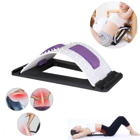 juguse Back Stretcher Lumbar Support Device Adjustable Back Massager ...