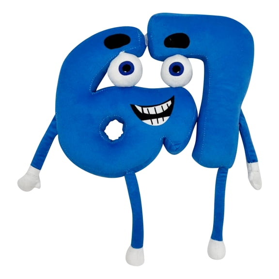 Brainrot Blue Plush, 67 Brainrot Figure Dolls, 13 inch Blue Style Stuffed Animals Toys, for Fans, Soft, Collectible Game Plush, for Birthday Christmas New Year Gift