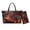 Black and Orange - Dragon, variant on Women's Large Handbag and Wallet Set Skull Print Tote Handbag with Wristlet Wallet PU Leather Shoulder Satchel Purse for Ladies, Purple