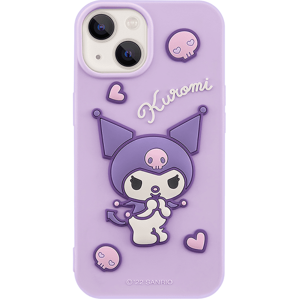 Sanrio Phone Case Hellokitty Big Ear Dog Cologne para iPhone 12/12 Pro/12 Pro Max/13/13 Pro/13 Pro Max/14/14 Pro/14 Pro Max/14 Plus Pink Blue Purple 3 colores disponibles Cute Cartoon Phone Case Slim