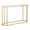 Gold, variant on Evelyn&Zoe Beck 48" Wide Hexagonal Console Table, Brass