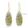 thumbnail image 4 of Pendientes BOBOXZSZD con piedras curativas naturales tipo argolla, 4 of 4
