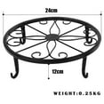 thumbnail image 4 of Soporte clásico para maceta de Metal, arte del hierro, Base para maceta, estante para decoración del hogar para interiores y exteriores, 4 of 5