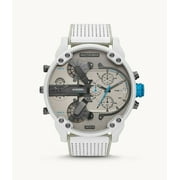 Diesel DZ7419 Men's Mr. Daddy 2.0 Chronograph White and Gray Leather Watch