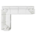 thumbnail image 3 of Modway Commix 6 Piece Down Filled Overstuffed Sectional Sofa Set in Pure White, 3 of 5