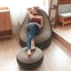thumbnail image 4 of Sofá inflable perezoso con Pedal para exteriores sofá inflable grueso para Ehuebsd playa hogar sala de estar muebles sillas tumbona 2 unidsset por juego, 4 of 6