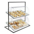 thumbnail image 6 of HUBERT Bakery Display Stand 2-Tier Black - 23 1/10L x 13 4/5W x 25 1/5" H, 6 of 7
