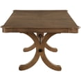 thumbnail image 3 of ACME Harald Rectangular Wooden Extendable Dining Table in Gray Oak, 3 of 4