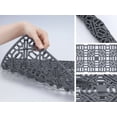 thumbnail image 5 of Silicone Dish Drying Mat for Kitchen Counter, Kitchen Sink Mat, Hollow Design Silicone Mat Dark Gray 15.7*10.6 inch, 5 of 6