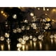 thumbnail image 4 of Guirnalda de luces LED solares de 1,8 cm con forma de bola de burbujas, resistente al agua y a altas temperaturas, para decoración del hogar, color blanco cálido, 22 metros, 200 luces, 8 funciones, 4 of 5
