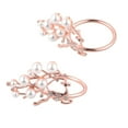 thumbnail image 3 of Gymnture christmas 6pcs Rose Elk Napkin Rings Metal Home Table Decor for Christmas Party, 3 of 10
