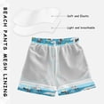 thumbnail image 5 of Beach Surfing Dog Swim Trunks Quick Dry Beach Pool Board Shorts Lightweight Stylish Print Sizes 2T to XL, 5 of 8