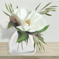 thumbnail image 2 of House Fenway 26x26 White Modern Wood Framed Museum Art Print Titled - Vintage Magnolia Bloom, 2 of 4
