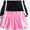 Black Soot/Ash Rose, variant on Athletic Works Girls Active Dolphin Shorts, 2-Pack, Sizes 4-18