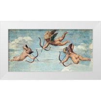Raffaello 24x14 White Modern Wood Framed Museum Art Print Titled - Trionfo di Galatea