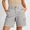 *Gray, variant on Binmer Women’s High Waist Button Cargo Shorts,Casual Summer Workout Shorts with Pockets Black,Women's Plus L