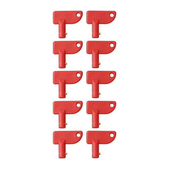 10X Spare Key for Battery Isolator Switch Power Kill Cut Off Switch Car Van Boat