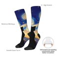 thumbnail image 6 of Fotbe Cat Under Starry Skies print Women's Men's Novelty Crew Socks Cotton Socks Knee High Socks for Walking,Running,Nurses,Pregnancy, 6 of 8