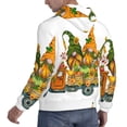 thumbnail image 6 of Picia Thanksgiving Truck Pattern Casual Men's Hoodie - Lightweight Hooded Sweatshirt with Kangaroo Pocket, Comfortable Pullover for Everyday, Travel-3X-Large, 6 of 7