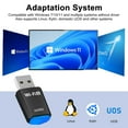 thumbnail image 5 of PrePat USB WiFi 6 Adapter, 802.11ax 900Mbps Dual Band 2.4/5Ghz, Wireless Network Dongle, 5 of 9