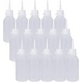 thumbnail image 1 of Paquete de 15 botellas dispensadoras de plástico de 96 ml (3.4 onzas) con medidor - Ideales para manualidades, arte, pegamento y otros usos., 1 of 6