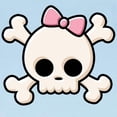thumbnail image 3 of CafePress - Cute Skull Girl Infant T Shirt - Infant T-Shirt, 3 of 4