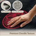 thumbnail image 6 of ODIKA 8'x10' Washable Area Rug Record Vintage Turntable Concentric Ring Border Disc Cd Vinyl Playful Expressive for King Size Bedroom Under Bed, Master Suite, Non-Shedding, Easy Care, 6 of 7