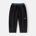 thumbnail image 2 of Boys' Pants Straight Leg Pocket Elastic Solid Print Trousers Everyday Wear 18-24 Months, 2 of 7