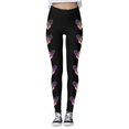 thumbnail image 3 of WILLBEST Leggings de Yoga de Cintura Alta Para Mujer, Mallas Estampadas Para Entrenamiento, Running, Deportes, Cómodos, Elásticos, Suaves, Transpirables, Ajuste Controlado Extra Grande, 3 of 4