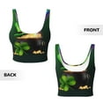 thumbnail image 5 of Picia St. Patrick's Day4 Sports Bra for Women,Padded Strappy Sports Bras Medium Support Yoga Bra with Removable Cups,Running Yoga Bra-X-Large, 5 of 9