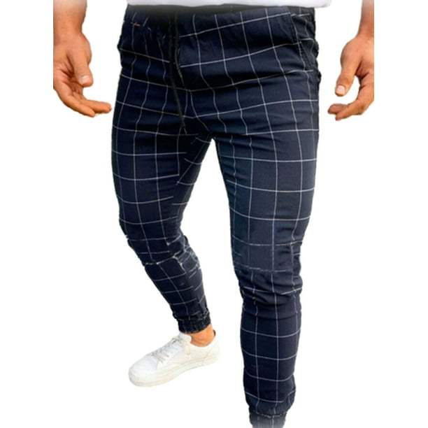 Gueuusu Mens Long Trousers Casual Fitness Workout Joggers - Walmart.com