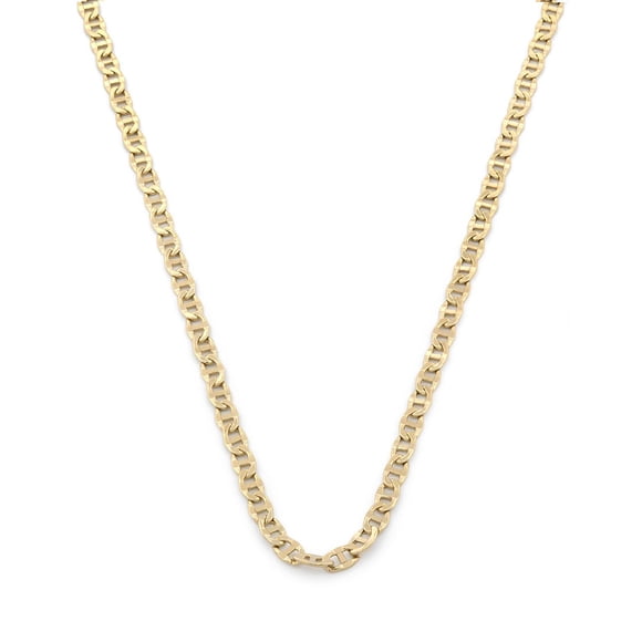 Cadena Tejido Grano 2.5 mm 45 cm Oro Amarillo Sólido 10k